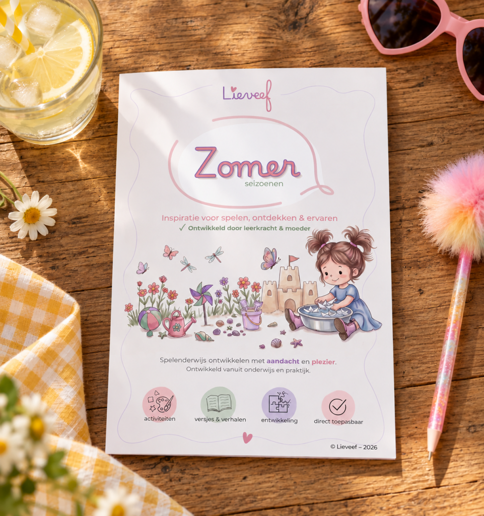 Cover van de Lieveef zomergids voor peuters en jonge kleuters