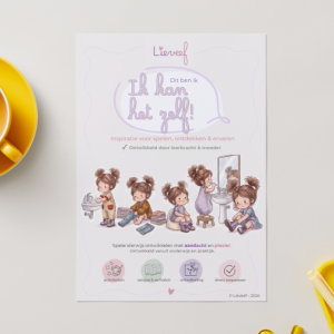Lieveef cover van de inspiratiegids voor peuters thema ik kan het zelf