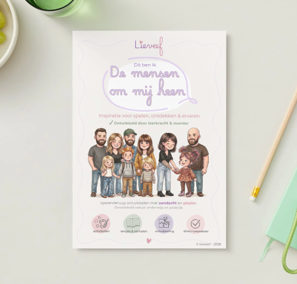 cover afbeelding de mensen om mij heen. Inspiratiegids voor peuters en kleuters